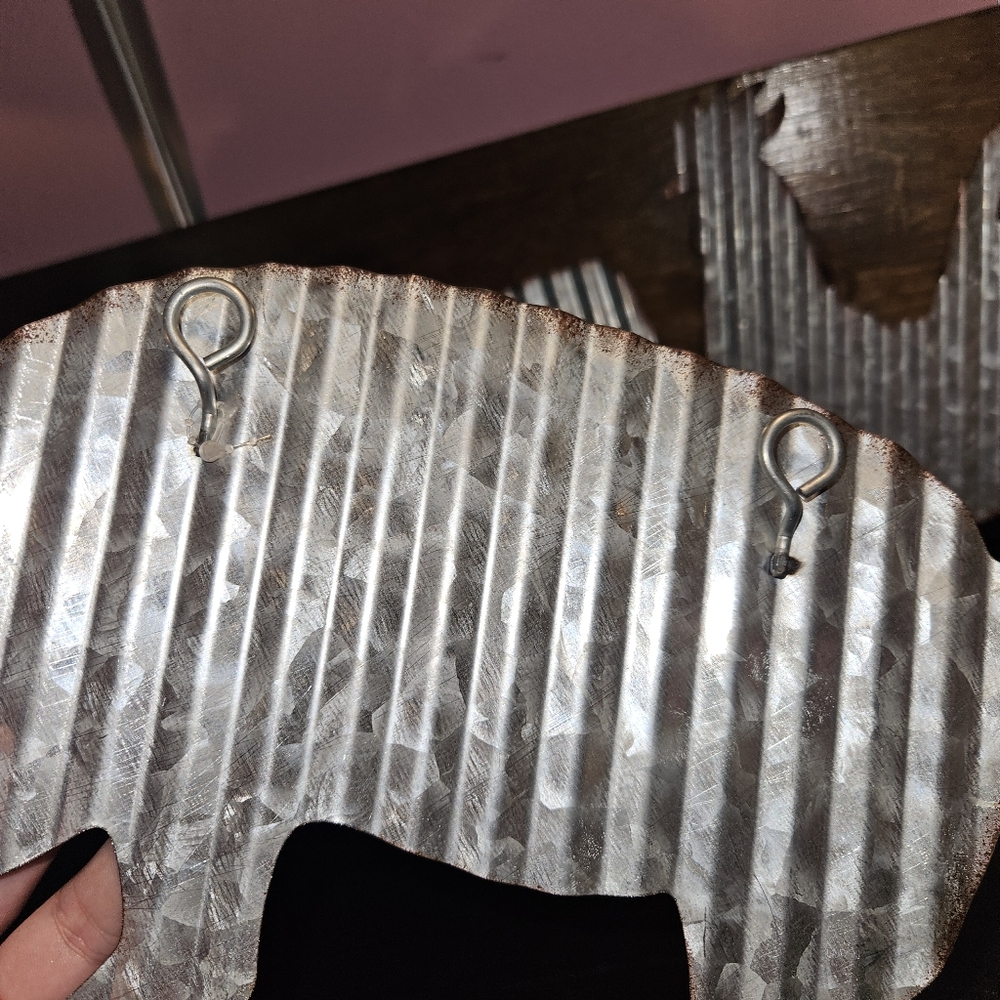 Rustic Metal Animal Wall Decor Set - Picture 5 of 7